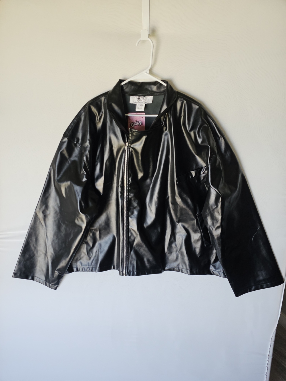 NWT Grease T-Birds Faux Leather Jacket Costume 4X - Picture 3 of 16